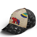 Bear Ledger Black Sky Snapback Hat