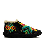 Dream of the Ancestors Ankle Winter Bootie with Fur Lining