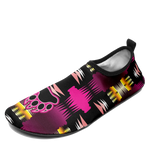 Kids Midnight Sage Pink Bearpaw Sockamoccs Slip On Shoes