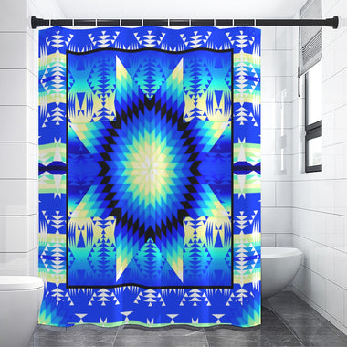 Blue Ridge Star Shower Curtain (59 inch x 71 inch)