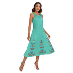 Upper River Metis Turquoise Sleeveless Dress with Pockets