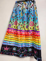 Berry Pop Rainbow Ribbon Skirt with Pockets and Underskirt Lining