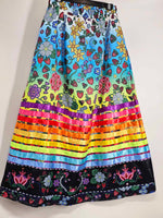 Berry Pop Rainbow Ribbon Skirt with Pockets and Underskirt Lining