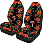 Floral Beadwork Six Bands Universal Car Seat Cover With Thickened Back
