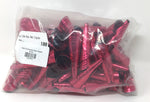 Adult Embossed Ruby Red Jingles - 100 Quantity