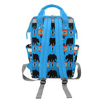 Real Bear Turquoise Multi-Function Diaper Backpack/Diaper Bag
